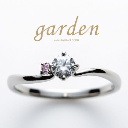 【garden(ガーデン)】即日納品可能のgardenオリジナルエンゲージリング”little garden”シリーズ。 