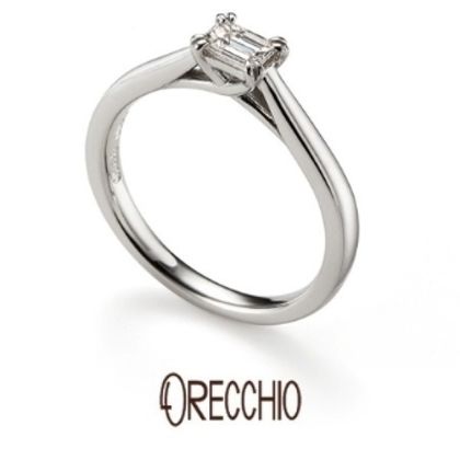 【garden(ガーデン)】ゲットウ～婚約指輪　シンプルなデザインだからこそ側面から見た時の拘りのデザイン