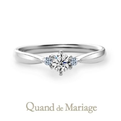 【garden(ガーデン)】ラフィネ【Raffine：洗練】　0.2ｃｔ　アイスブルーダイヤアレンジ