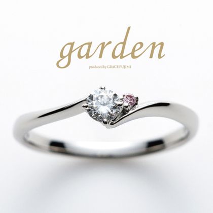 【garden(ガーデン)】即日納品可能のgardenオリジナルエンゲージリング”little garden”シリーズ。 