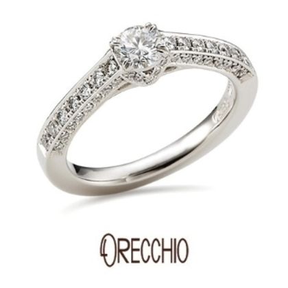 【garden(ガーデン)】＜monaco＞　指輪全体に散りばめられたダイヤがエレガントな婚約指輪