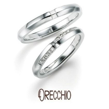 【garden(ガーデン)】＜monaco＞　シンプルなデザインにさりげないアクセントが素敵な結婚指輪