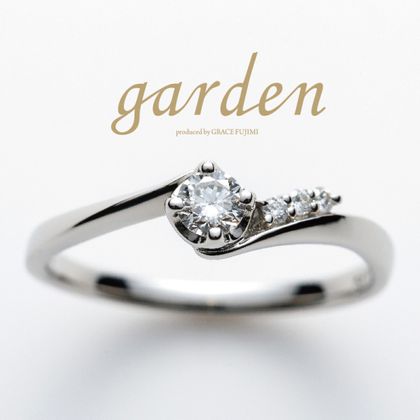 【garden(ガーデン)】即日納品可能のgardenオリジナルエンゲージリング”little garden”シリーズ。 