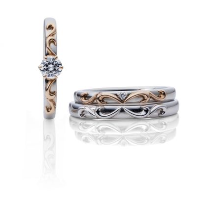 【Gran‐D(グランディー)】【シンプル】【個性的】【モチーフ物】《星の砂》VENUS★ヴィーナス★（愛の女神／金星）Pt950/K18PG