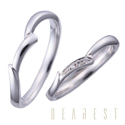 【Gran‐D(グランディー)】【個性的】【シンプル】《DEAREST》fleur~フルール~マリッジリング