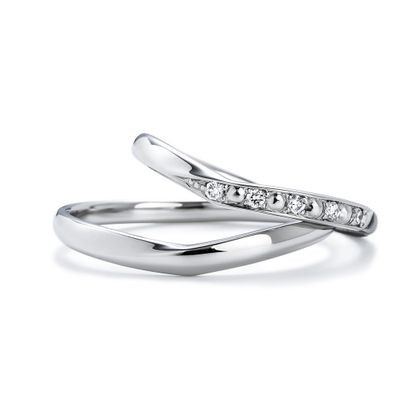 【Gran‐D(グランディー)】【指長】【華やか】ペアで10万円台！高品質＆低価格《いい夫婦》Marriage Ring No.8 [彩り（いろどり）]