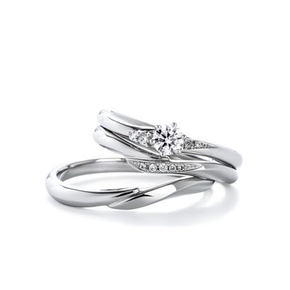 【Gran‐D(グランディー)】【指長】【シンプル】ペアで10万円台！高品質＆低価格《いい夫婦》Set Ring No.17 [のぞみ]