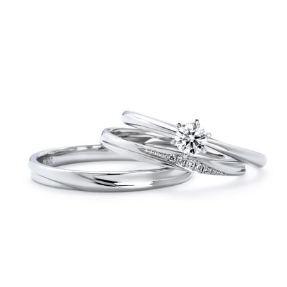 【Gran‐D(グランディー)】【王道】【シンプル】ペアで10万円台！高品質＆低価格《いい夫婦》Set Ring No.4 [はるか]