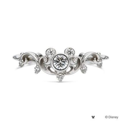 【hirai art gallery(ヒライアートギャラリー)】[Disney] ハッピーティアラ ミッキーマウス/エンゲージリング