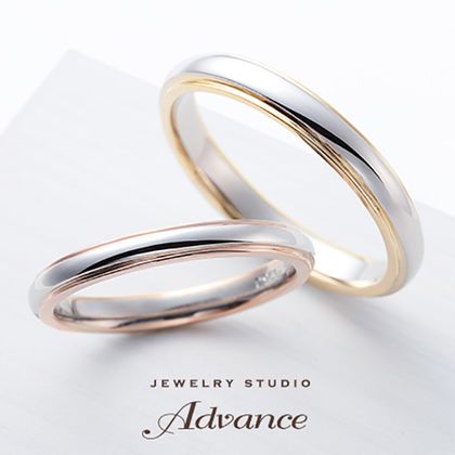 【JEWELRY STUDIO Advance(ジュエリースタジオアドバンス)】【Advance】Raffine(ラフィネ)『上品なコンビネーションリング』