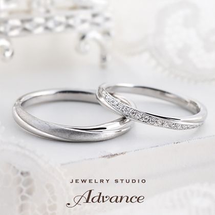 【JEWELRY STUDIO Advance(ジュエリースタジオアドバンス)】【Advance】Arch(アーチ)『華奢さと華やかさを兼ね備えたリング』