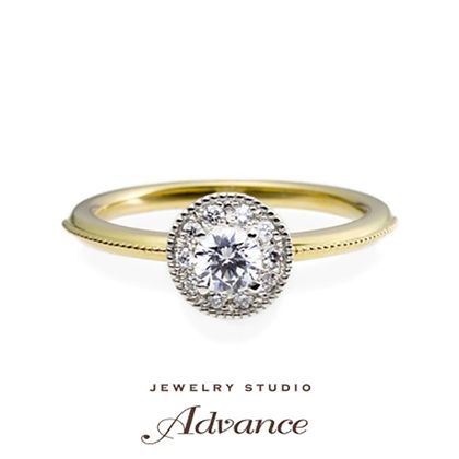 【JEWELRY STUDIO Advance(ジュエリースタジオアドバンス)】【Advance】Parfait (パルフェ)『ミルが印象的な華やかなリング』