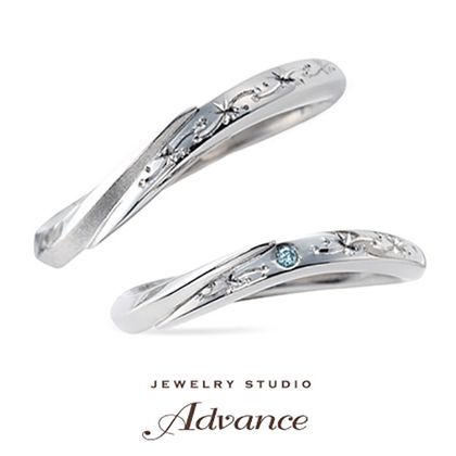 【JEWELRY STUDIO Advance(ジュエリースタジオアドバンス)】【Advance】snow crystal（スノークリスタル）『模様に想いを…』