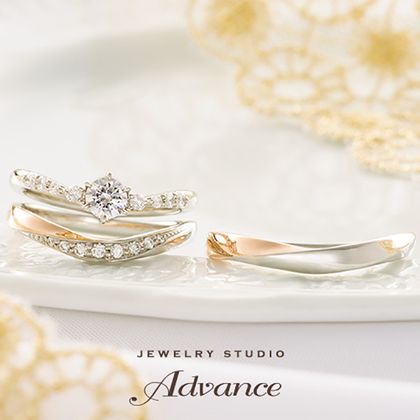 【JEWELRY STUDIO Advance(ジュエリースタジオアドバンス)】【Advance】Chiffon（シフォン）『優しく華やかなデザイン』