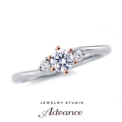 【JEWELRY STUDIO Advance(ジュエリースタジオアドバンス)】【Advance】Milcrown（ミルクラウン）『お洒落な２色使いがポイント』