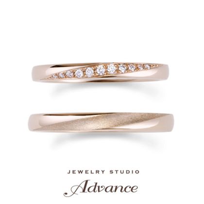 【JEWELRY STUDIO Advance(ジュエリースタジオアドバンス)】【Advance】Bonheur(ボヌール)  [ブラウンゴールド] 