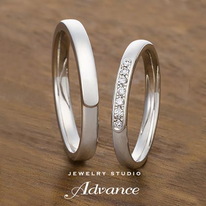 【JEWELRY STUDIO Advance(ジュエリースタジオアドバンス)】【Advance】鍛造シリーズ『職人のこだわりが詰まった高強度リング』