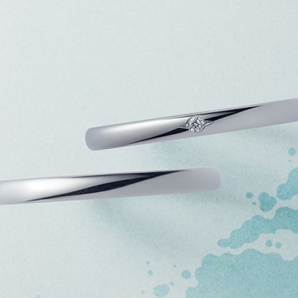 【LOVEST(ラヴェスト)】［Brise de mer］ブリーズドゥメール　１石ストレートライン