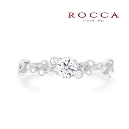 【ROCCA(ロッカ)】【ROCCA】アンティークのデザインが繊細！重ね付けにもぴったりのエンゲージリング R55