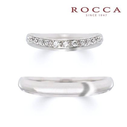 【ROCCA(ロッカ)】【ROCCA】シンプルで仕事中も着けやすいマリッジリング KMR-A2D/2L