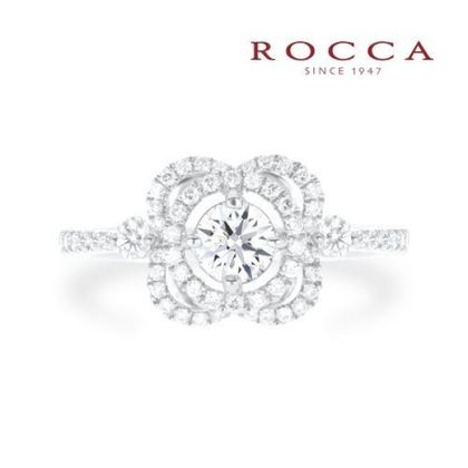 【ROCCA(ロッカ)】【ROCCA】お花のデザインが可愛い！華やかなエンゲージリング TDR03766