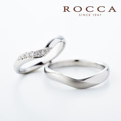 【ROCCA(ロッカ)】【ROCCA】ラインの綺麗なシンプルなV字リング！重ね付けにも HO-5D/5L