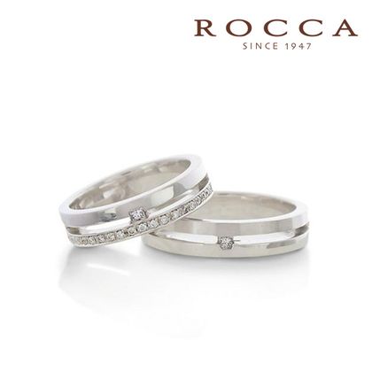 【ROCCA(ロッカ)】【ROCCA】スタイリッシュな幅広のマリッジリング DO-3S/3L