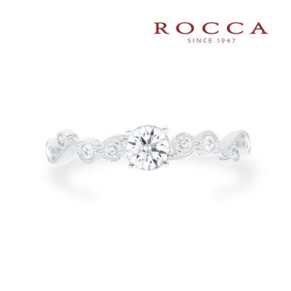 【ROCCA(ロッカ)】【ROCCA】繊細なアンティークデザイン！重ね付けにもぴったりなエンゲージリング R53