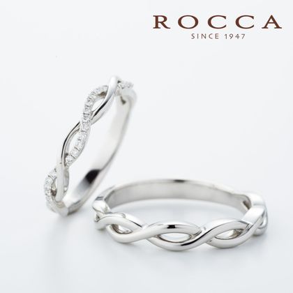 【ROCCA(ロッカ)】【ROCCA】重ね着けも！華奢なマリッジリング R64/65