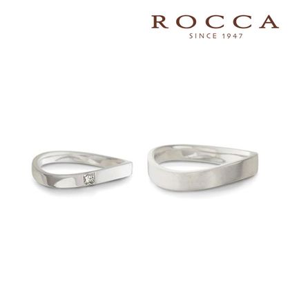 【ROCCA(ロッカ)】【ROCCA】シンプルで仕事中も着けやすいスタイリッシュなマリッジリング DI-3S/3L