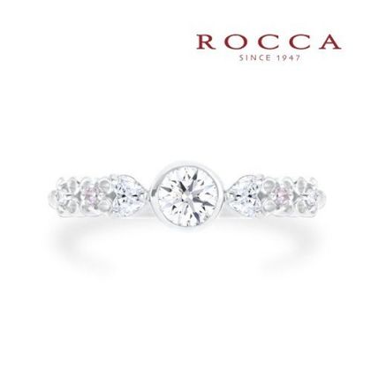 【ROCCA(ロッカ)】【ROCCA】透かしのお花が可愛いエンゲージリング OEM5