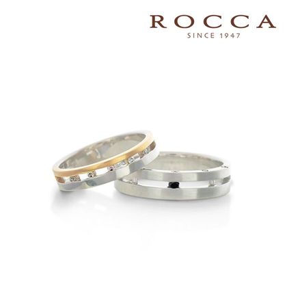 【ROCCA(ロッカ)】【ROCCA】透かしのデザインがおしゃれ！幅広のマリッジリング DO-2S/2L