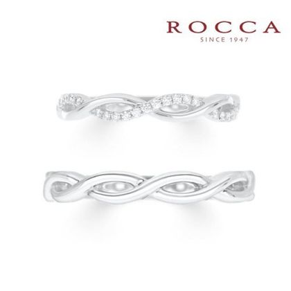 【ROCCA(ロッカ)】【ROCCA】重ね着けも！華奢なマリッジリング R64/65