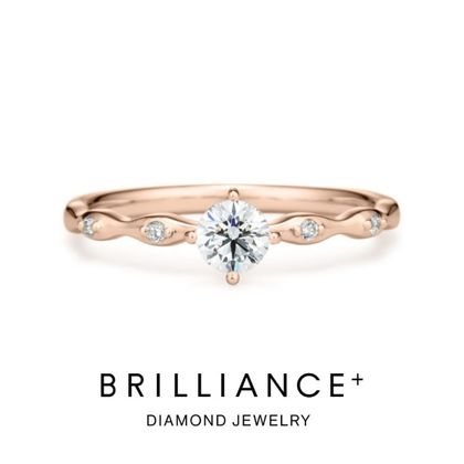 【BRILLIANCE+(ブリリアンスプラス)】フラフィ ダイヤモンド プチエタニティタイプ リング 