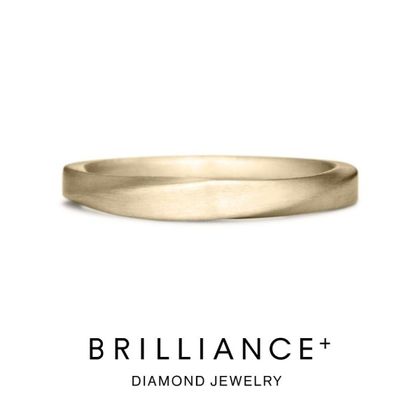 【BRILLIANCE+(ブリリアンスプラス)】K18CG リアム リング ヘアーライン 2.5mm