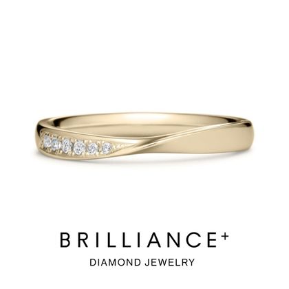 【BRILLIANCE+(ブリリアンスプラス)】K18CG アントルティエ エングレーブ