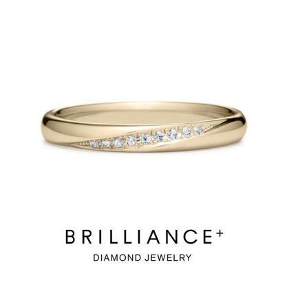 【BRILLIANCE+(ブリリアンスプラス)】K18CG ルリエ ダイヤモンド