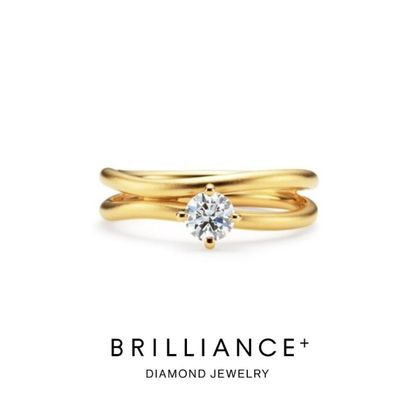 【BRILLIANCE+(ブリリアンスプラス)】【海底ダイヤモンド】BLOU 05 Solitaire Ring
