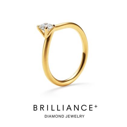 【BRILLIANCE+(ブリリアンスプラス)】【海底ダイヤモンド】BLOU 02 Solitaire Ring