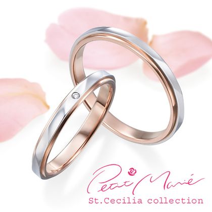 【イシガミブライダル】PM-35 / PM-36 【 Petit Marie】プチマリエの結婚指輪　～永遠を約束する薔薇の指輪～