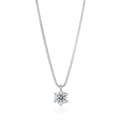 【I's stone(アイズストーン)】Engagement Necklace 6Prongs　**６本爪デザインネックレス**