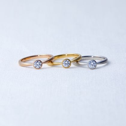 【Craft Jewelry karen】伏せ込みプロポーズリング