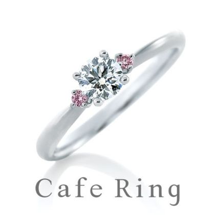 【BROOCH(ブローチ)】【アイレス】可愛いらしいピンクのつばさがダイヤを支える