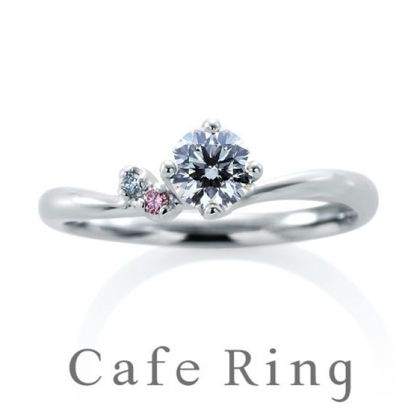 【BROOCH(ブローチ)】【ローブドゥマリエ デュー】大人可愛いピンクダイヤモンドの婚約指輪