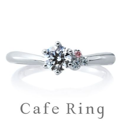 【BROOCH(ブローチ)】【ジャルダンドゥロゼ  デュー】お花をキュッと集めたブーケの様なエンゲージリング