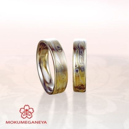 【BROOCH(ブローチ)】【杢目金屋】400年の歴史が刻まれる「木目金」結婚指輪