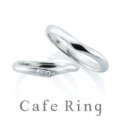 【BROOCH(ブローチ)】【リリィ】上品なＶラインの正統派マリッジリング