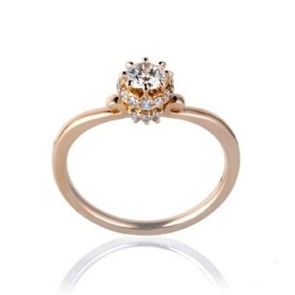 【BROOCH(ブローチ)】【オートクチュール作品】一輪の薔薇をリングに