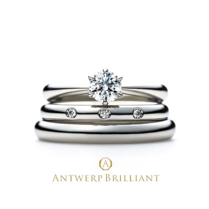【BROOCH(ブローチ)】“One Hearty Rose” Solitaire Diamond Ring Set ”ワンハーティーローズ” ソリテール ダイヤモンド リング 