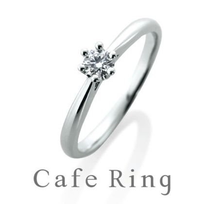 【BROOCH(ブローチ)】【フレーズ】ミルククラウン（美しい王冠）のスタンダードな婚約指輪